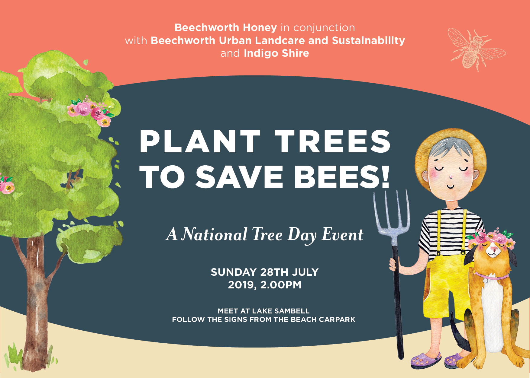 National Tree Day planting at Beechworth Ecoportal